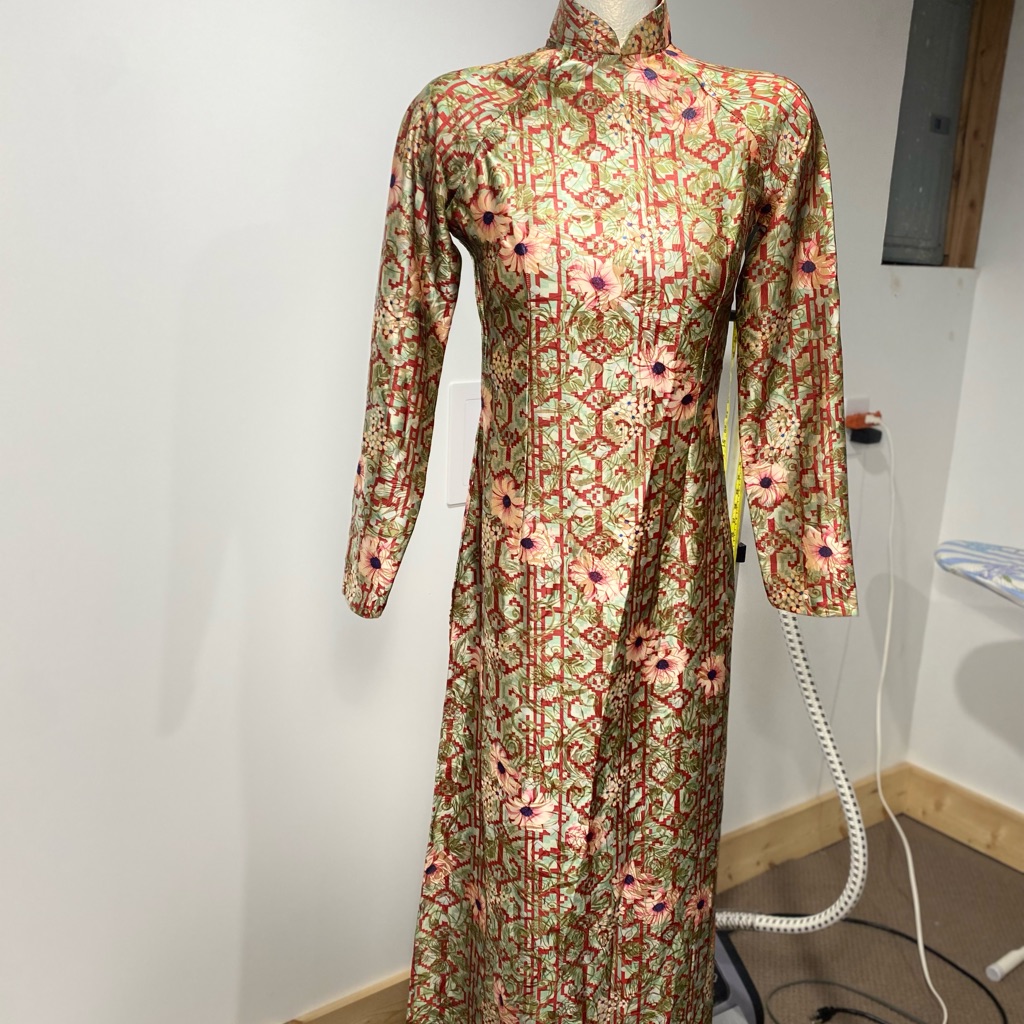 Luxurious Floral Long Robe